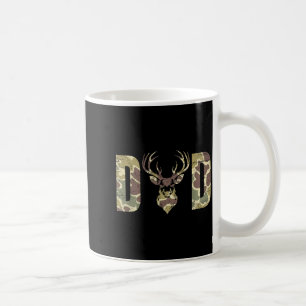 Old School Camo Dad Hunting Graphic Art Coffee Mug