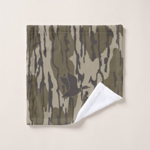 Old School Camo Duck Hunting Wash Cloth