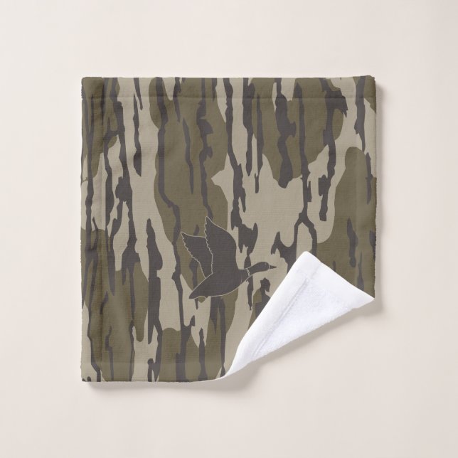 Old School Camo Duck Hunting Wash Cloth (Wash Cloth)