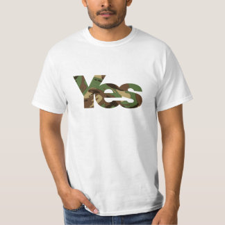 Old School Camouflage Yes T-Shirt