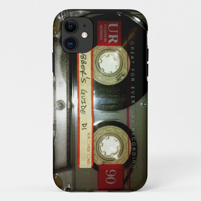 Old School Cassette Tape Case-Mate iPhone Case (Back)