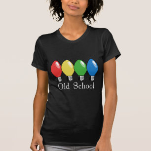 Old School Christmas Tree Lights T-Shirt