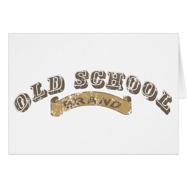 Old School - distressed (Front Horizontal)