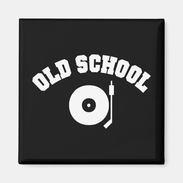 Old School DJ Record Player Magnet (Front)
