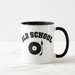 Old School DJ Record Player Mug