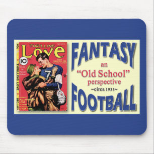 Old School Fantasy Football Mouse Pad
