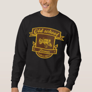 Old school farmer sweatshirt