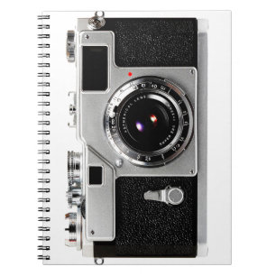 Old School Film Camera Notebook