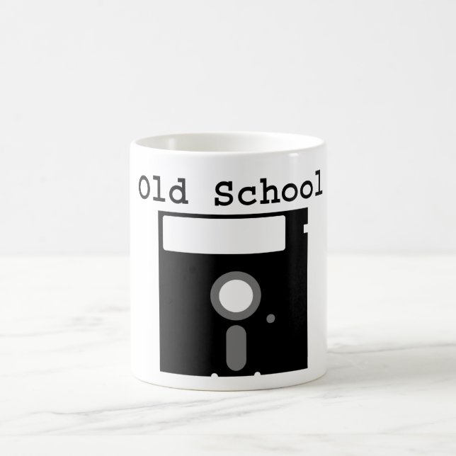 "Old SChool Floppy" Cup/Mug Coffee Mug (Center)