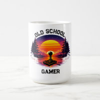 Old School Gamer Retro Beach Art