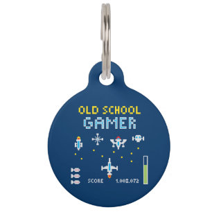 Old School Gamer - Stellarship - Pet Tag