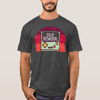 Old school gaming Retro 80s Video Game Vintage Gif T-Shirt