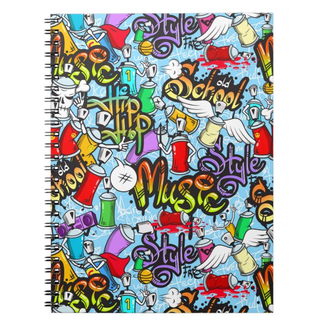 Old School Graffitti Notebook (Front)