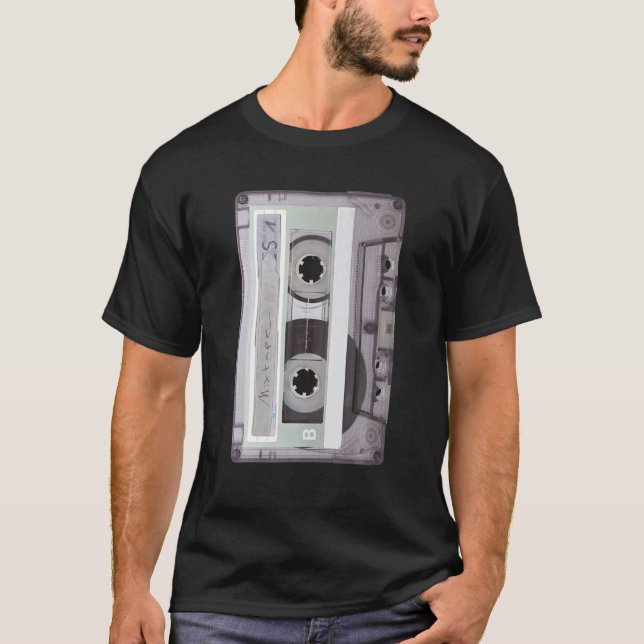 Old School Hip Hop Dj Mix Tape Mixtape Cassette T-Shirt (Front)