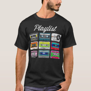 Old School Hip Hop Dj Mixtape Vintage Retro Casset T-Shirt
