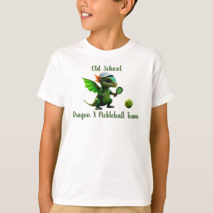 Old School Kids Dragon X Pickleball Team Tshirts