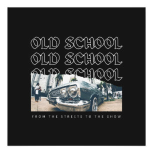 Old School Lowrider Tribute Photo Print