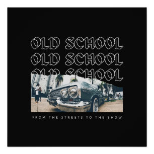 Old School Lowrider Tribute Poster