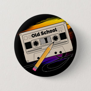 Old School Memories 2 Inch Round Button