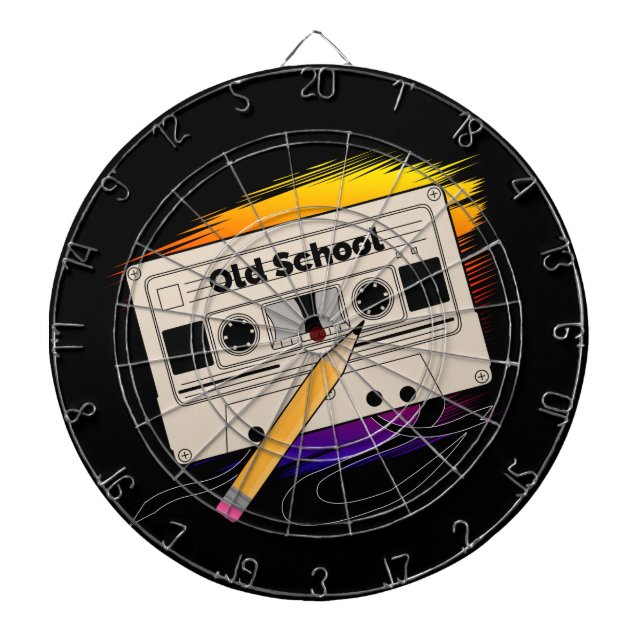 Old School Memories Dartboard (Front)