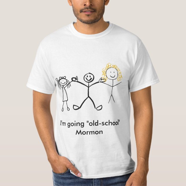 Old School Mormon T-Shirt (Front)