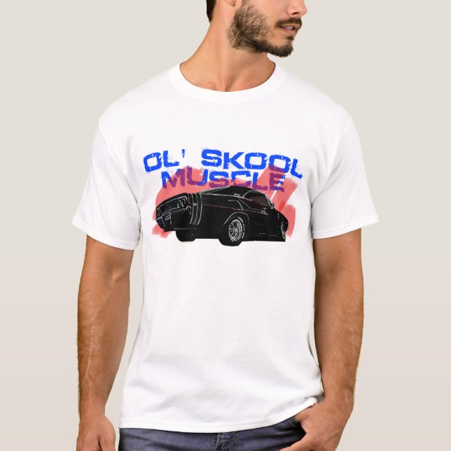 Old school Muscle Charger Car Tshirt (Front)