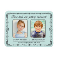Old School Photo Save the Date Magnet