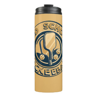 Old School Pickleball Paddle  Thermal Tumbler