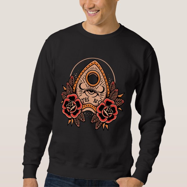 Old School Planchette Tattoo Sweatshirt (Front)