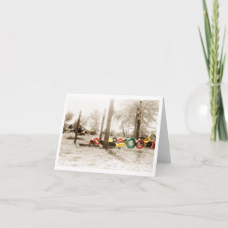 Old School Playground Card