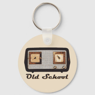 Old School Radio Retro Vintage Keychain