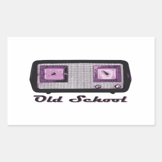 Old School Radio Retro Vintage Sticker