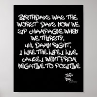 Old School Rap Hip Hop Merch Juicy Positive Quote 