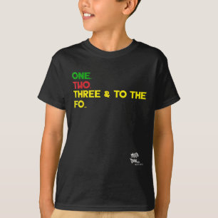 Old School Rap Hip Hop Merch One Two Three Quote 9 T-Shirt