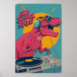 Old School Rave Poster
