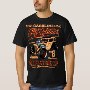 Old School Rockabilly Hot Rod T-Shirt
