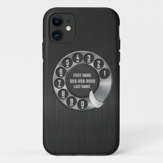 Old School Rotary Dial Phone iPhone 11 Case
