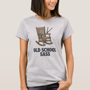Old School Sass   Funny Grandma Quote   T-Shirt