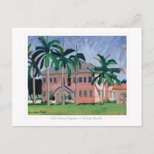 Old School Square postcard (Front)