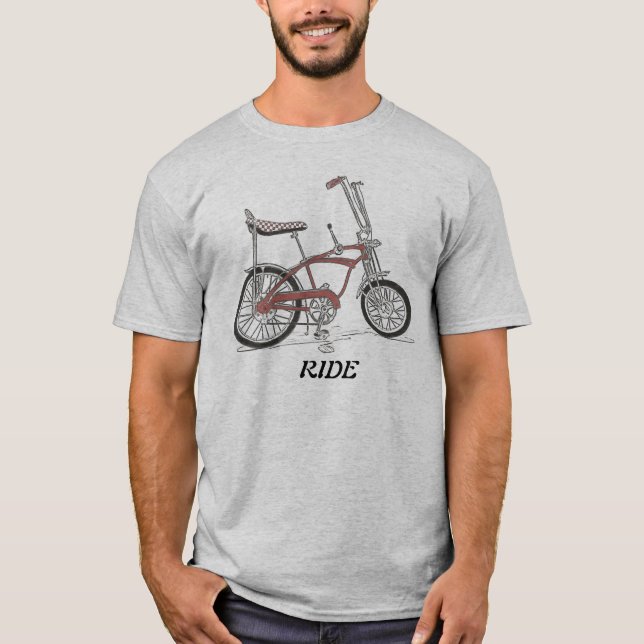Old School Stingray Apple Krate Muscle Bike Ride T-Shirt (Front)