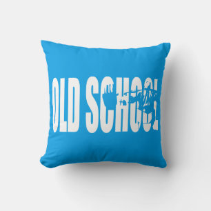 Old School Strength (Body building Motivation) Throw Pillow