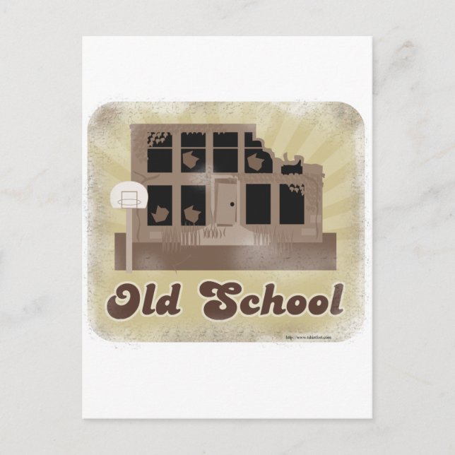 Old School Style Postcard (Front)