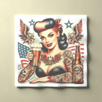 Old School Tattoo Girl