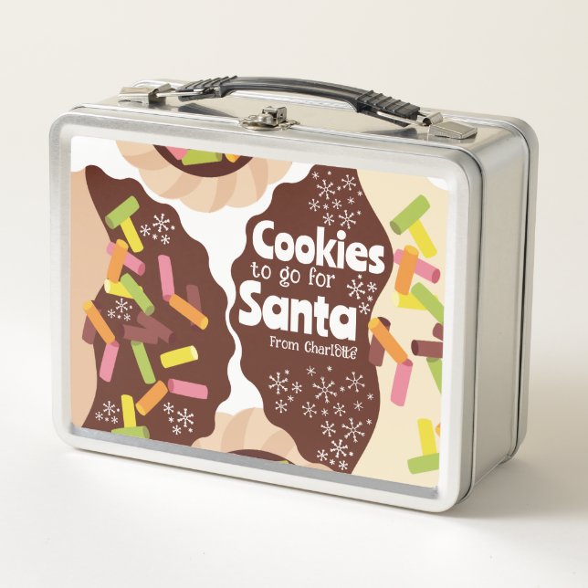 Old School Vintage Christmas Lunch Box (Front)