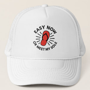 Old School Warning Humour Trucker Hat