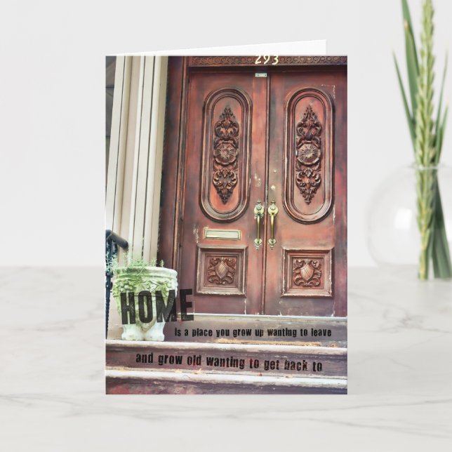 OLD SCHOOL WELCOME Greeting Card (Front)