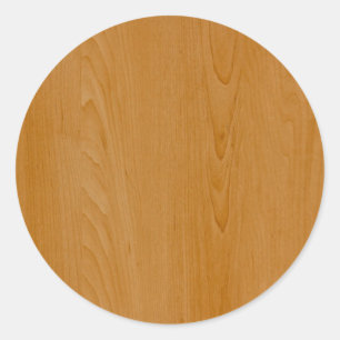 Old School Wood Panelling Classic Round Sticker