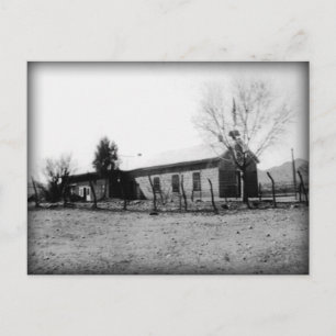 Old Schoolhouse 1885 (photo de 1933) Carte postale