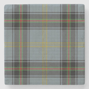 Old Scots Tavern Clan Bell Tartan Stone Coaster