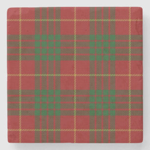 Old Scots Tavern Clan Cameron Tartan Stone Coaster